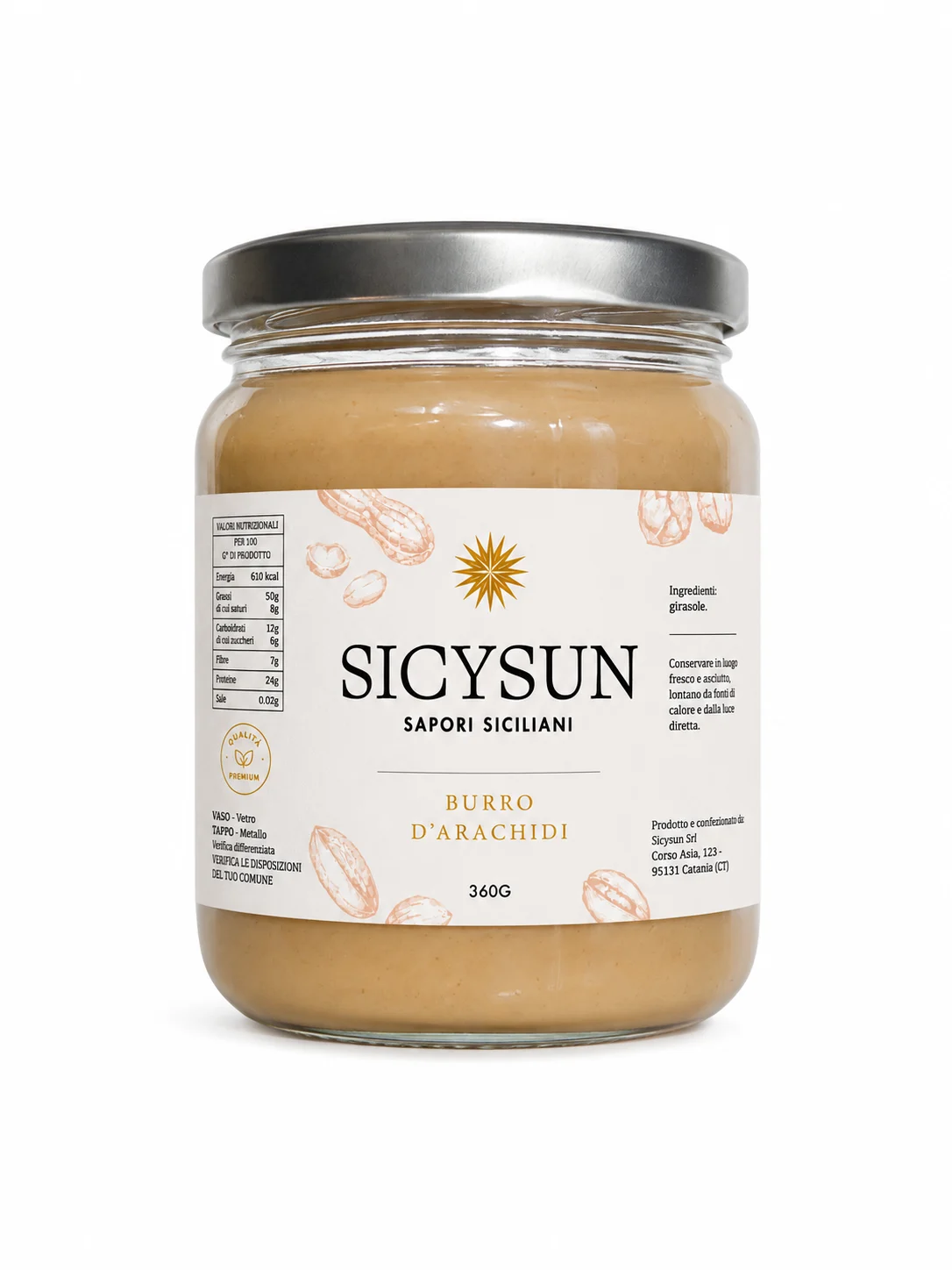 Seconda immagine di Burro di Arachidi SICYSUN
