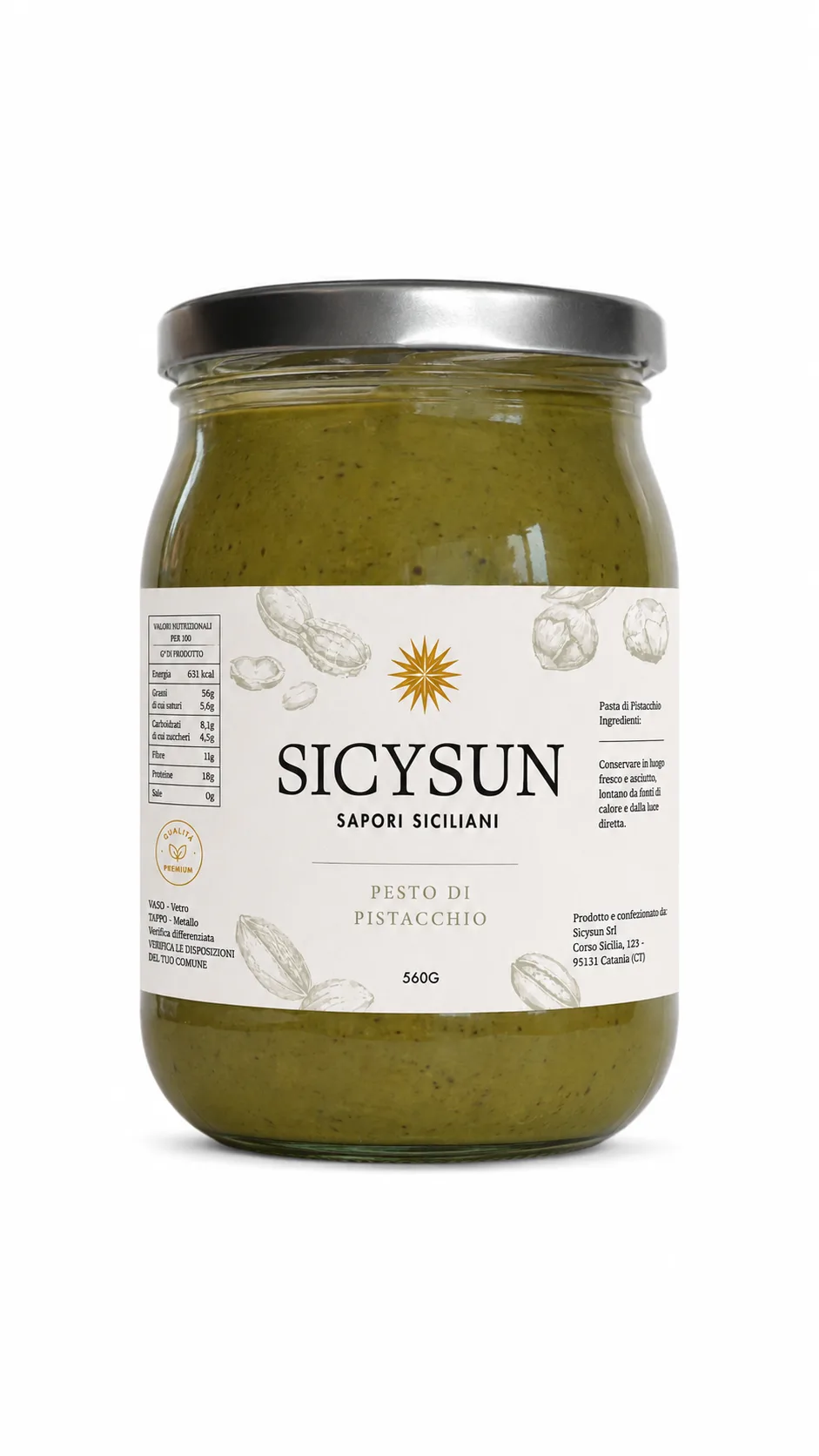 Seconda immagine di Pesto di Pistacchio SICYSUN